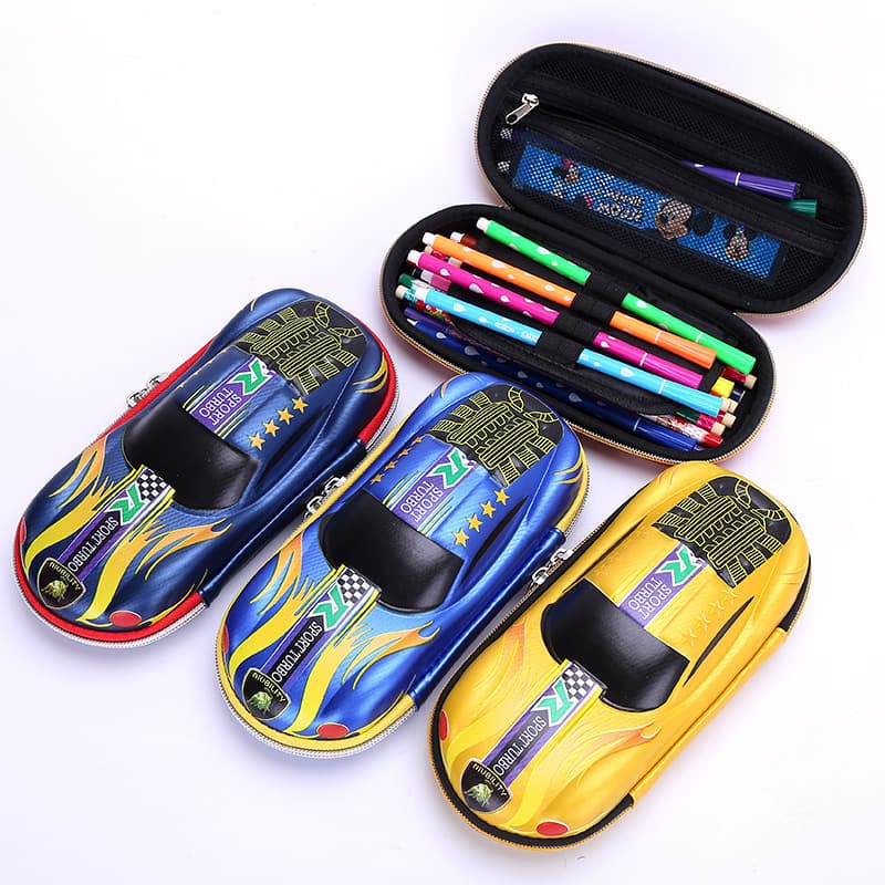 Primary School Students' Pencil Bags, Kidsren's School Supplies, Boys' Pencil Bags, Girls' Stationery Bags, Car Stationery Boxes, Zipper Gift Boxes