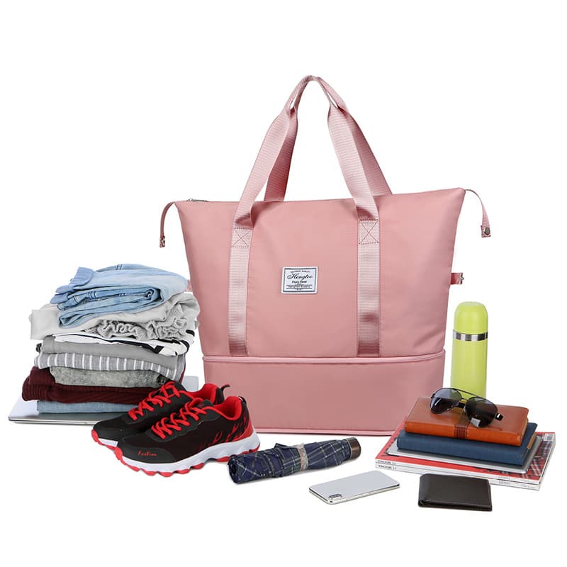 New Large-Capacity Cross-Border Short-Distance Travel Bag for Men and Women, Dry and Wet Separation Training Bag, Casual Yoga Fitness Bag, Portable