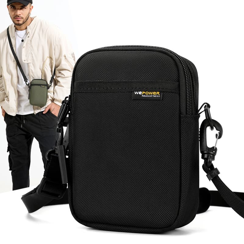 WEPOWER New Casual Crossbody Bag Outdoor Wearable Waist Bag Multifunctional Lightweight Mobile Phone Bag Shoulder Bag