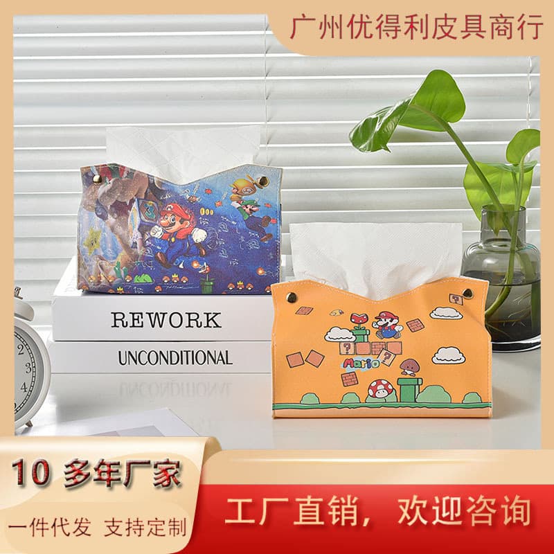Mary Napkin Box New Creative Cartoon Cute Home Living Room Dormitory Desktop Paper Box Storage Box