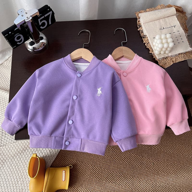 Children's Baseball Jacket 2025 New Boys' Coat Girls' Spring and Autumn Outfit Baby Jacket Spring Toddler Coat Trendy