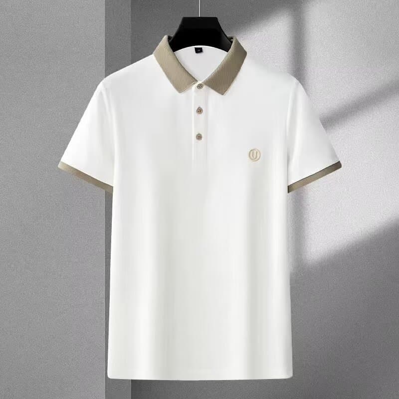 Polo Shirt Men's Short-sleeved Lapel 2024 Summer New High-end Men's T-shirt Business Casual Half-sleeved T-shirt