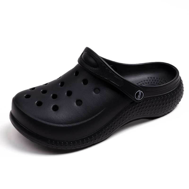 2025 Summer New Fashion Casual Men's Sandals Cross-Border Large Size Couple's Clogs Beach Closed-Toe Slippers