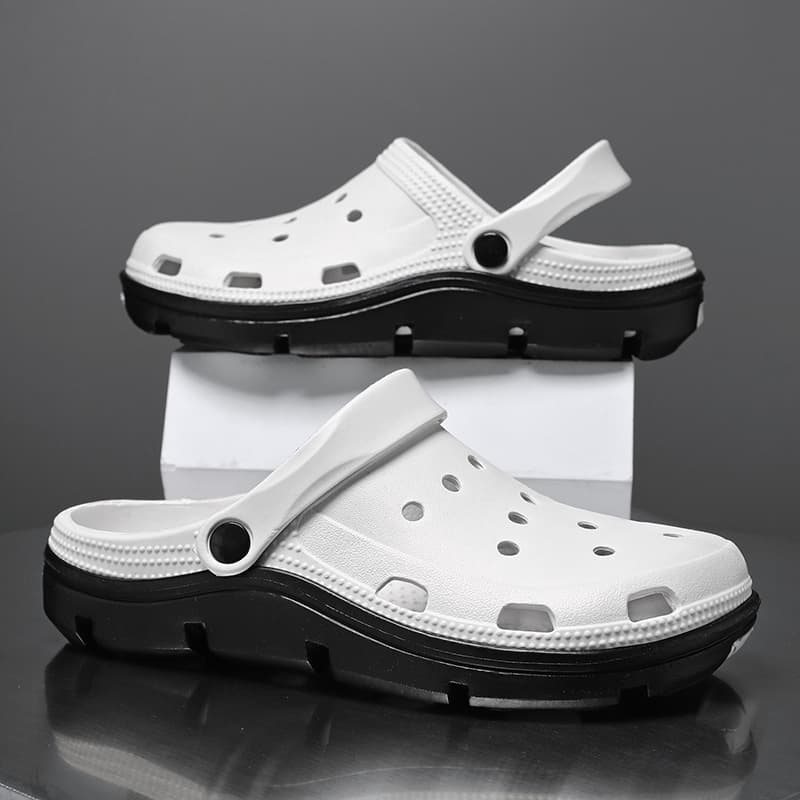 Men's Coconut Hole Shoes EVA Outwear Fashion Couple Hole Sandals Women's Summer Non-slip Beach Shoes