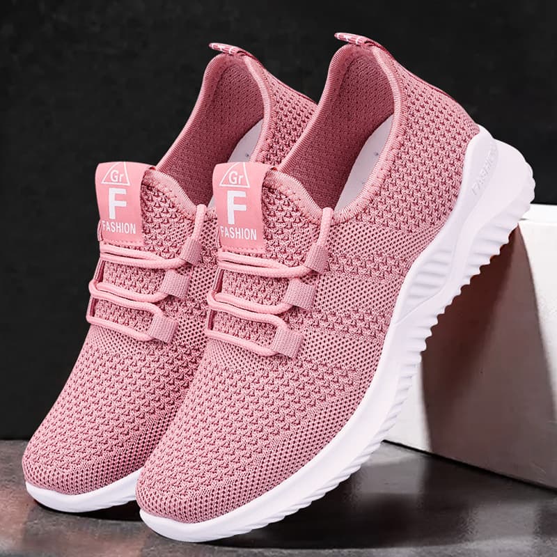 Women's Shoes New Model Foreign Trade Lightweight Versatile Casual Shoes Running Shoes Breathable Non-Tiring Women's Shoes Soft-Soled Sports Shoes for Women