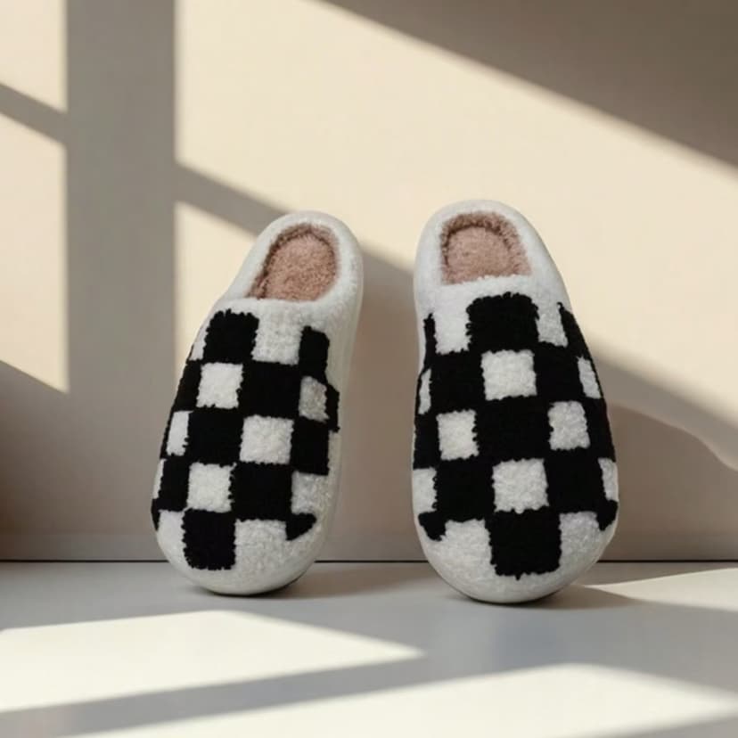 Popular Cross-Border Cotton Slippers for Women, Indoor Home Plush Warm Confinement Shoes, Cute Slippers for Couples, Plus Velvet for Men