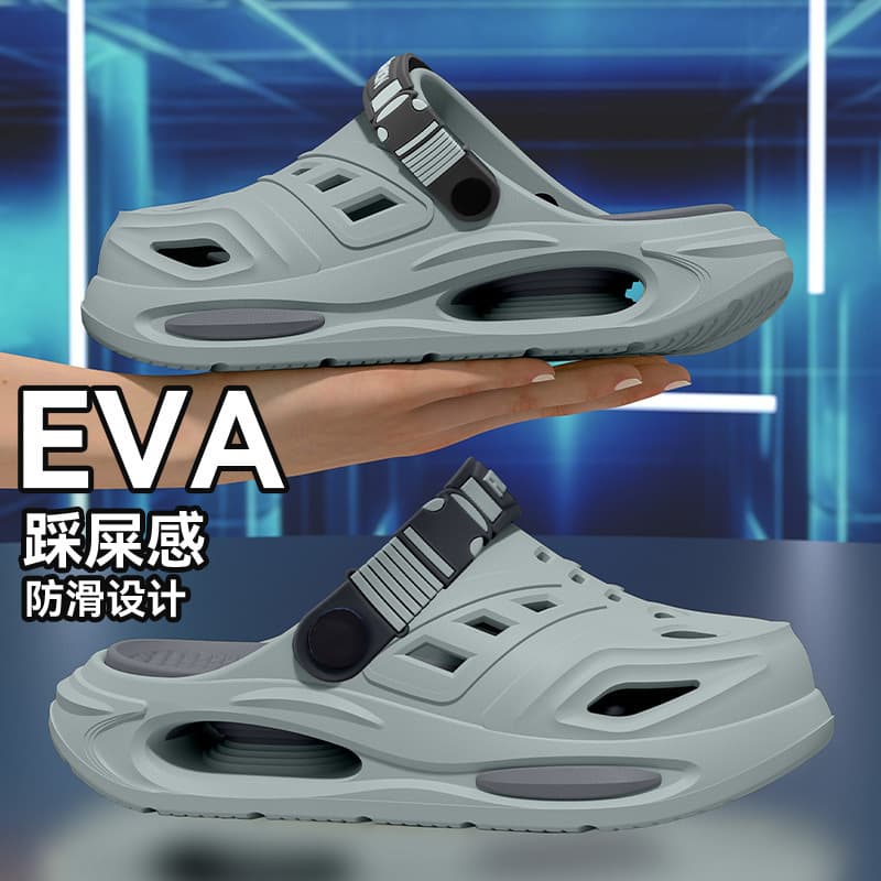 Croc Shoes Men's 2025 New Summer Eva Anti-Odor Anti-Slip Driving Outdoor Sandals and Slippers for Men to Wear Outside