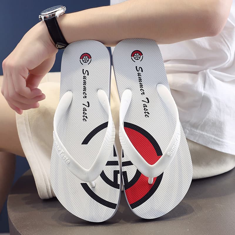 Summer Flip-Flops Personalized Outdoor Beach Trendy Korean Style Non-Slip Outdoor Soft Bottom 2023 Outdoor Sandals for Men