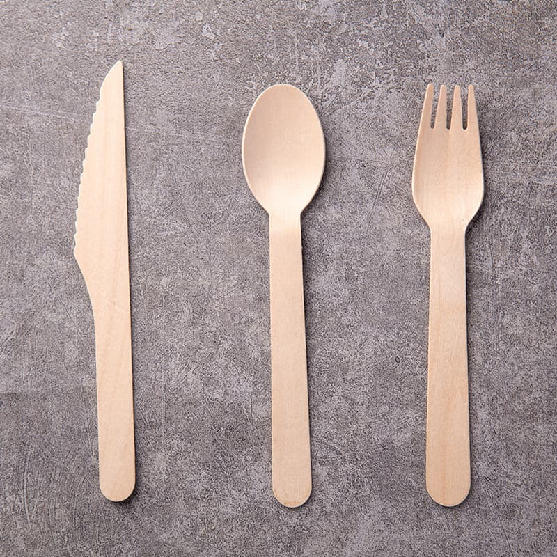 Disposable Biodegradable Wooden Cutlery, Forks and Spoons, Customizable Logo Tableware, Western Food Desserts, Fruit Forks, High-Quality Printing