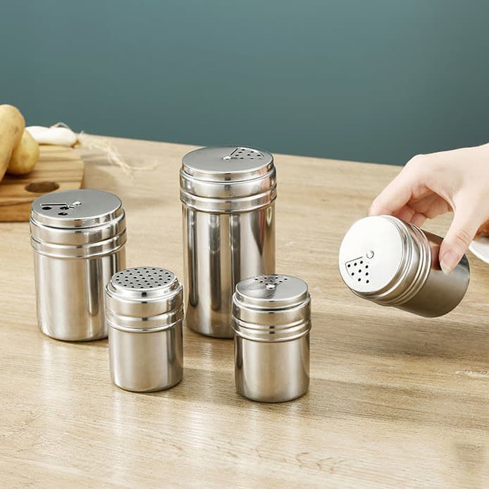 Barbecue Seasoning Seasoning Seasoning Bottle Stainless Steel Pepper Cumin Seasoning Powder Rotating Sprinkle Commercial Salt Toothpick