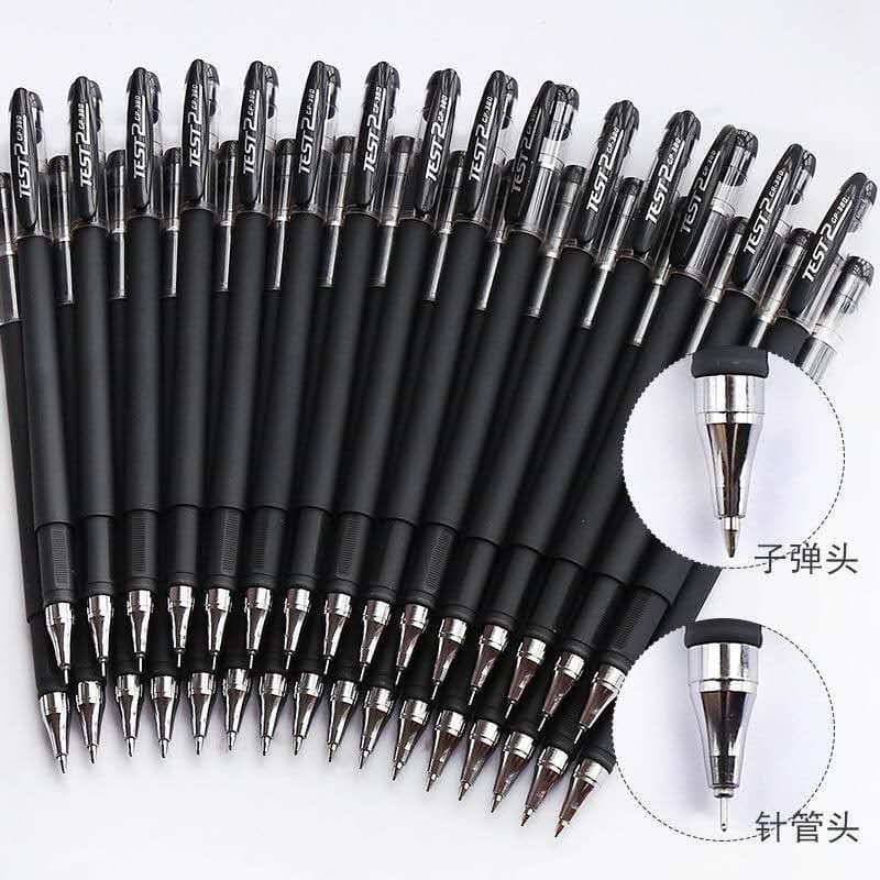 Wholesale Gp380 Frosted Carbon Gel Pen 0.5mm Black Pen Signature Pen Office Student Exam Pen Ballpoint Pen